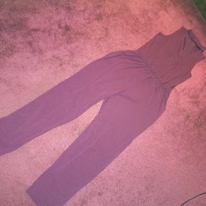 Ambiance Burgundy Jumpsuit